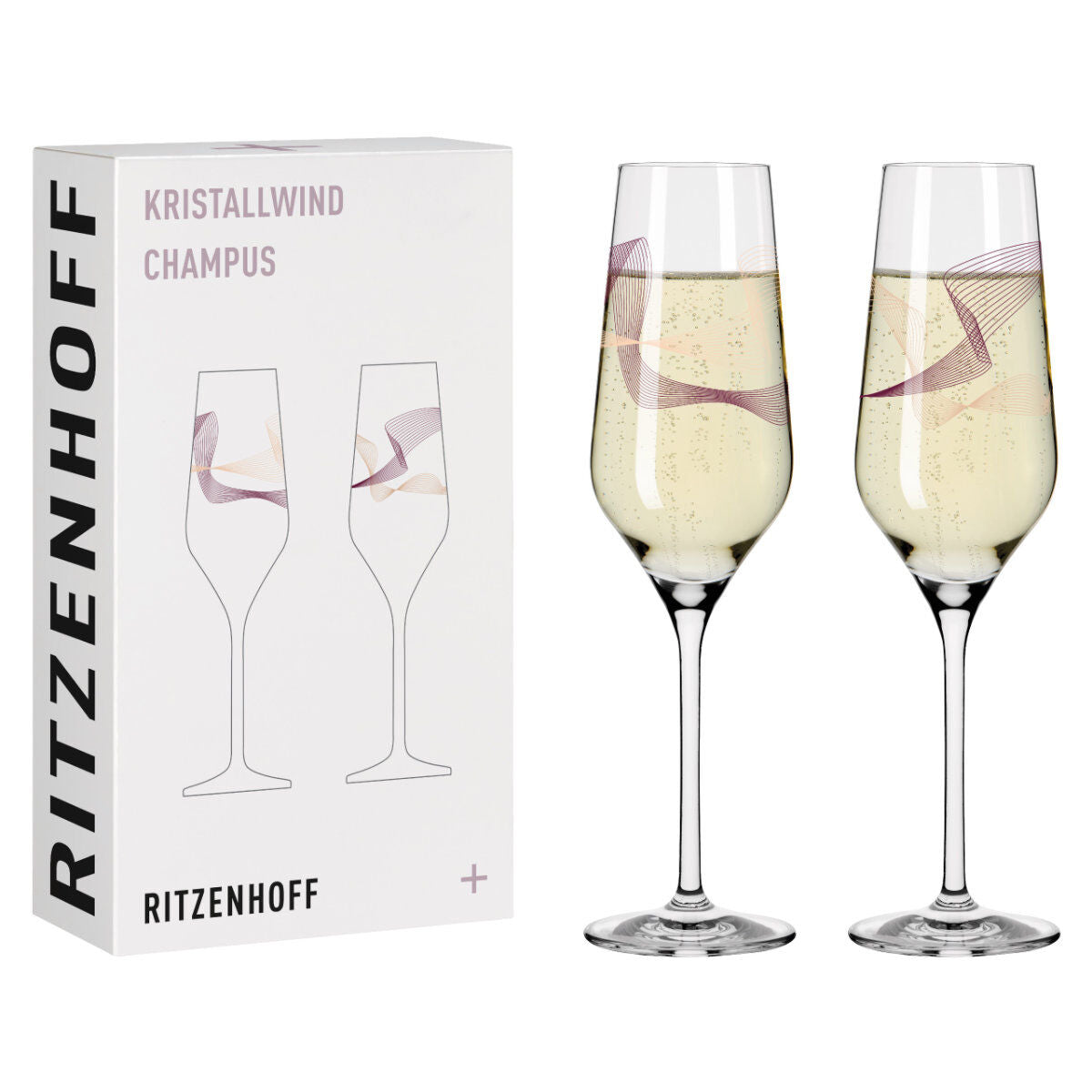 Ritzenhoff 3711001 Champagner 2er-Set 001 KRISTALLWIND Romi Bohnenberg 2021