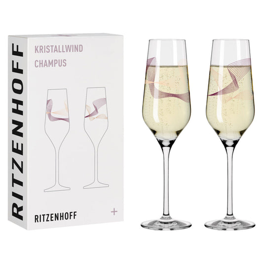 Ritzenhoff 3711001 Champagner 2er-Set 001 KRISTALLWIND Romi Bohnenberg 2021