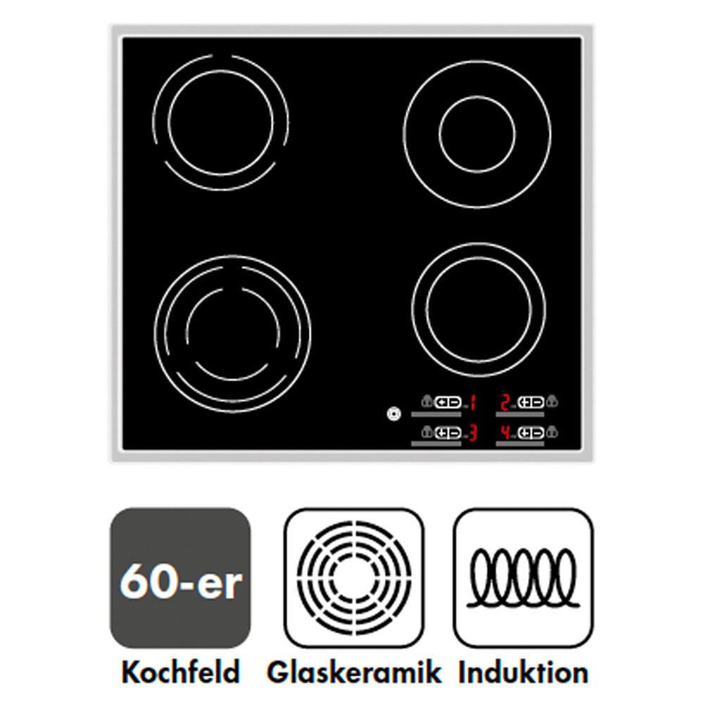 KESPER 3754313 Multi-Glasschneideplatte 2er Pack Motiv HEALTHY KITCHEN / Glasschneidbrett / Herdabdeckplatte