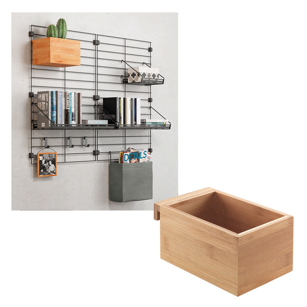 METALTEX 377021000 Mural Line Box 10 x 15 x 8 cm Bambus  / Aufbewahrungssystem
