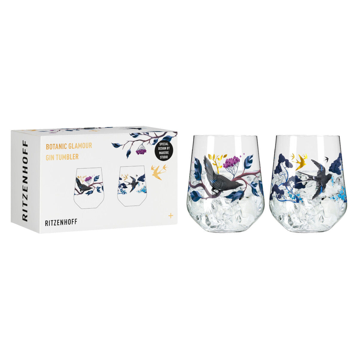 Ritzenhoff 3801002 Ginglas-Set #1 BOTANIC GLAMOUR Joyanne Horscroft 2022