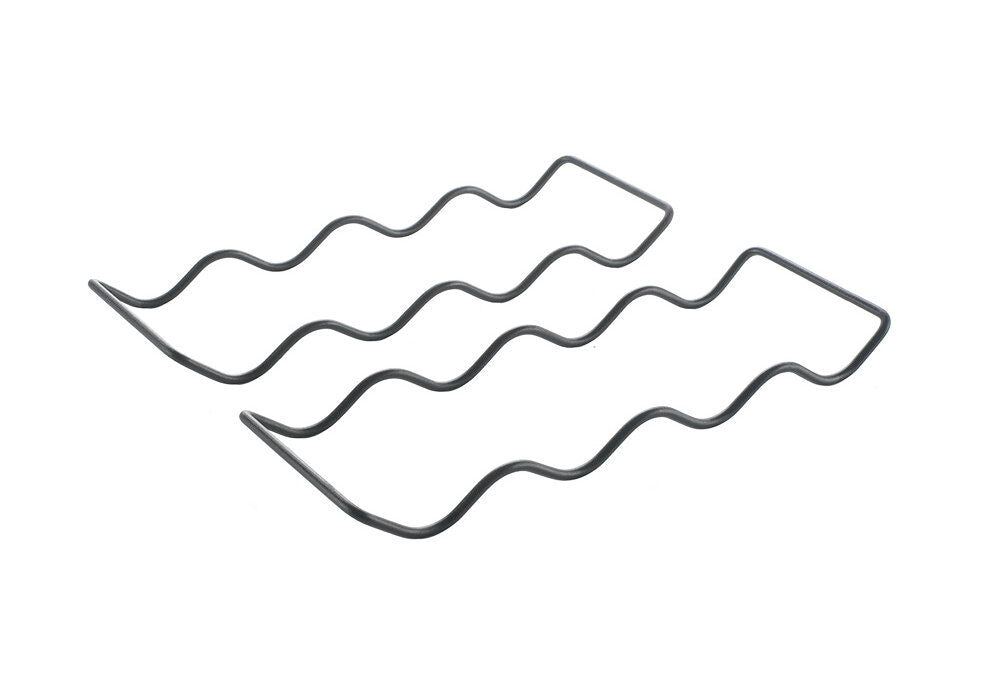 METALTEX 382920000 Wave20 Flaschenregal 2er Set Lava TouchTherm, matt schwarz