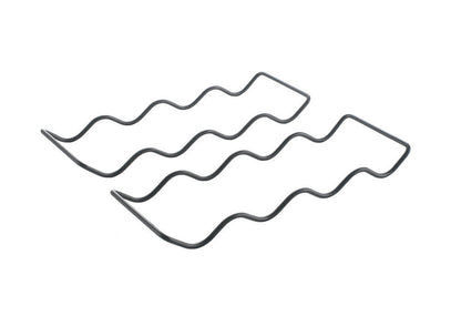 METALTEX 382920000 Wave20 Flaschenregal 2er Set Lava TouchTherm, matt schwarz