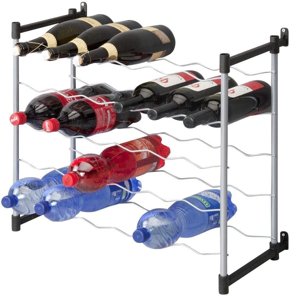 METALTEX 383730039 Barolo Flaschenregal für 30 Flaschen 58 x 26 x 53 cm