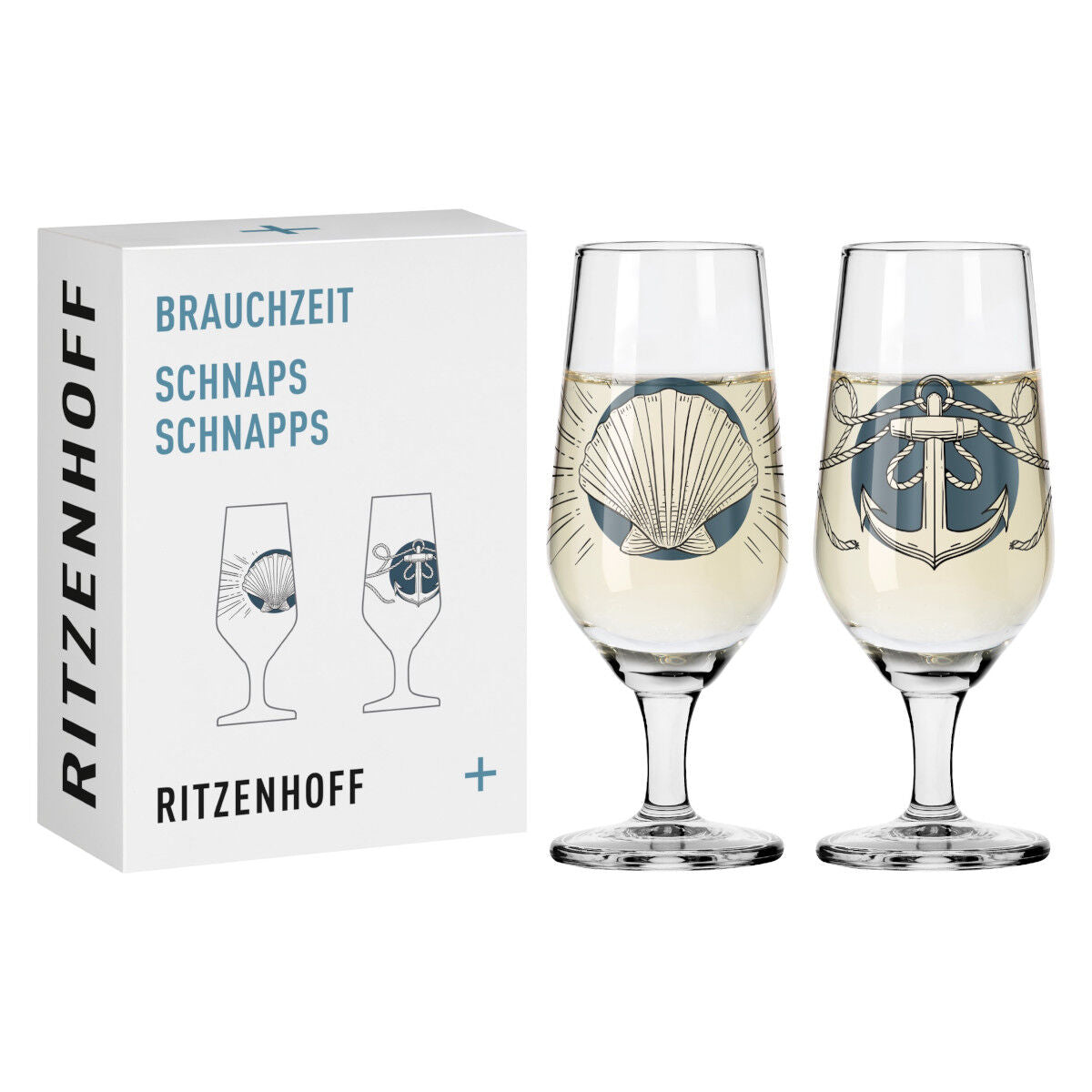 Ritzenhoff 3871001 Schnapsglas-Set #1, #2 BRAUCHZEIT Philip Harris 2023
