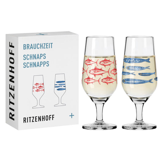 Ritzenhoff 3871002 Schnapsglas-Set #3, #4 BRAUCHZEIT Daniela Garreton 2023