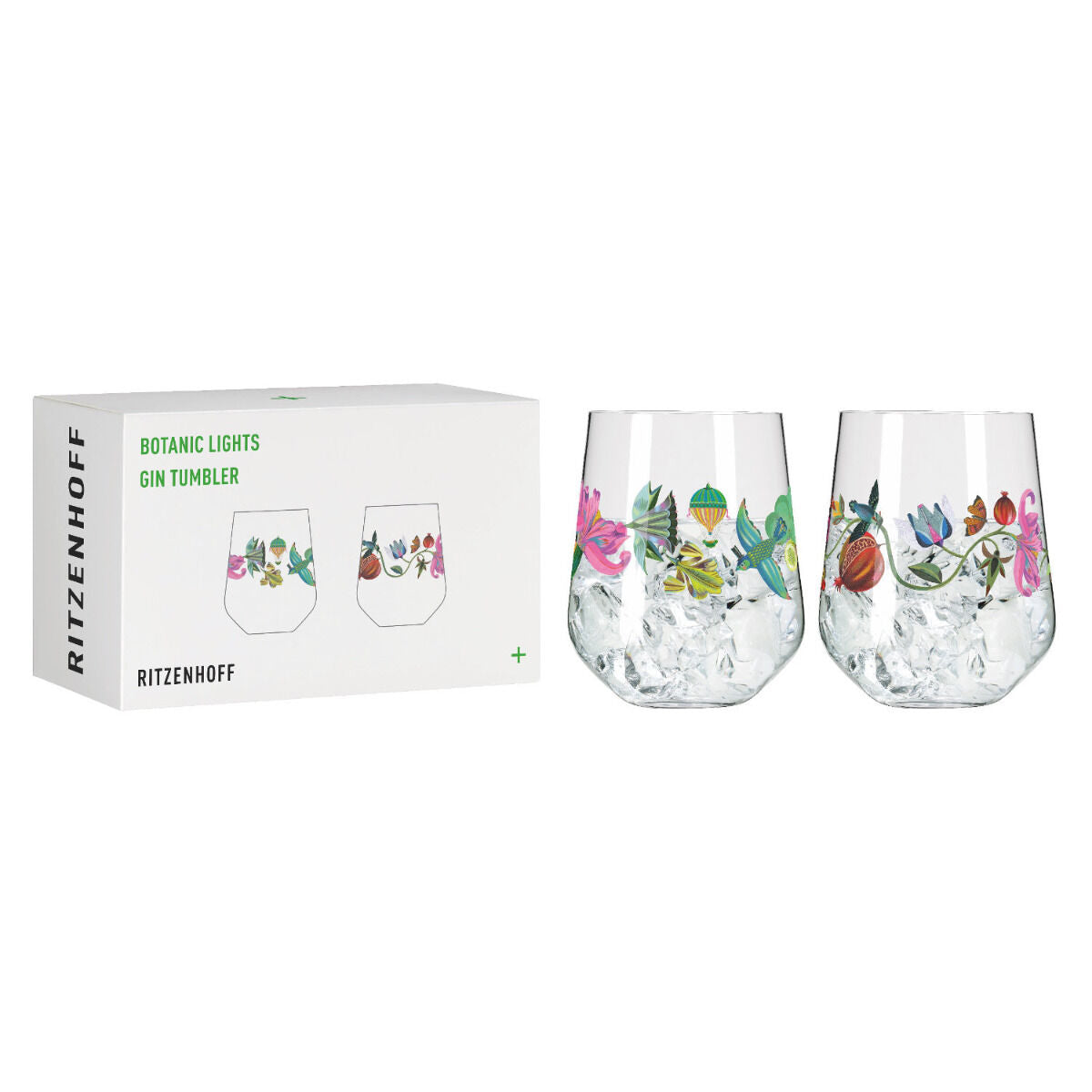Ritzenhoff 3891002 BOTANIC LIGHTS Ginglas-Set #9, #10 Olaf Hajek 2024 / Gin Tumbler