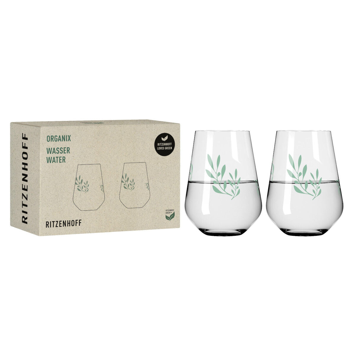 Ritzenhoff 3923001 Wasserglas-Set #1 ORGANIX Romi Bohnenberg 2023