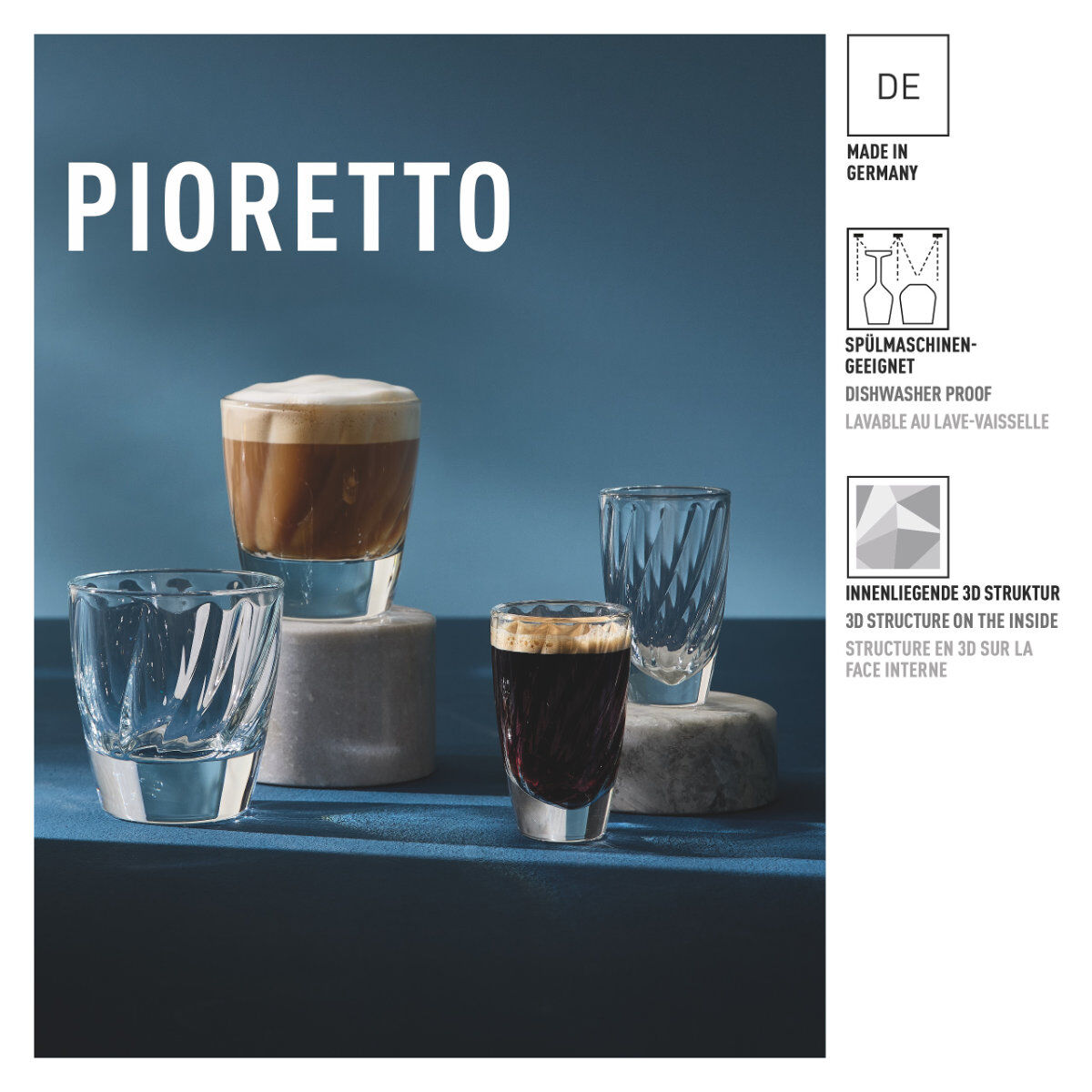 Ritzenhoff 3991003 PIORETTO Espressoglas 2er-Set Ritzenhoff Design Team 2025