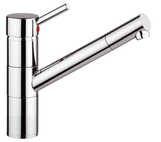 AquaCucina 40008-00 Küchenarmatur Pepper mit Ausziehauslauf, Hochdruck, chrom / Armatur / Einhebelmischer
