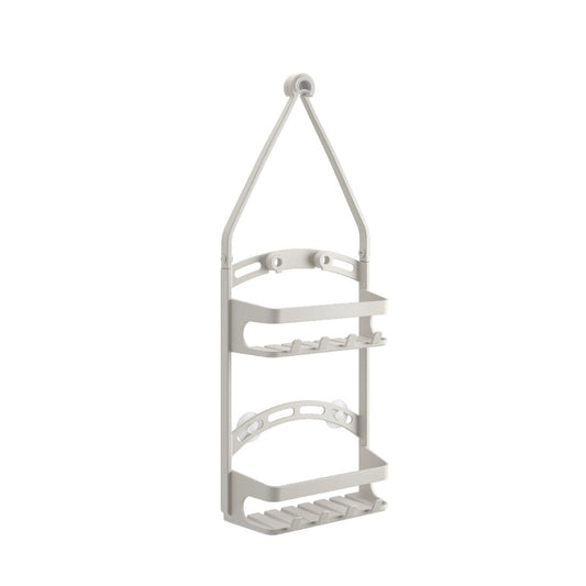 METALTEX 400802000 Shower-Flex Duschenboy mit 2 Etagen, 26 x 15 x 71 cm / Duschregal