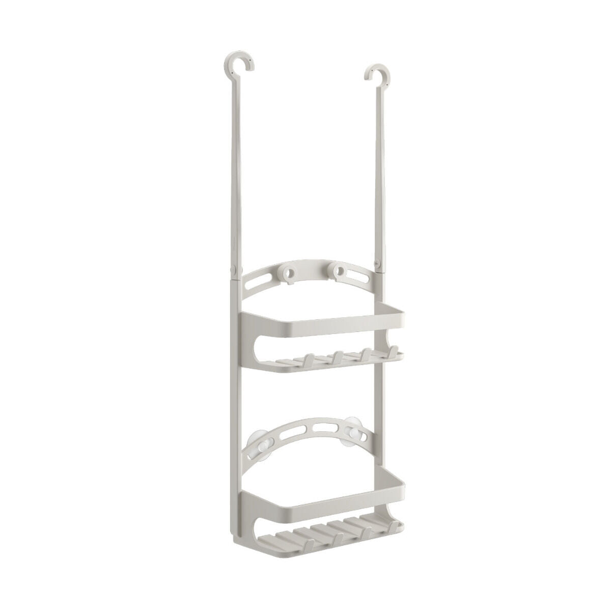 METALTEX 400802000 Shower-Flex Duschenboy mit 2 Etagen, 26 x 15 x 71 cm / Duschregal