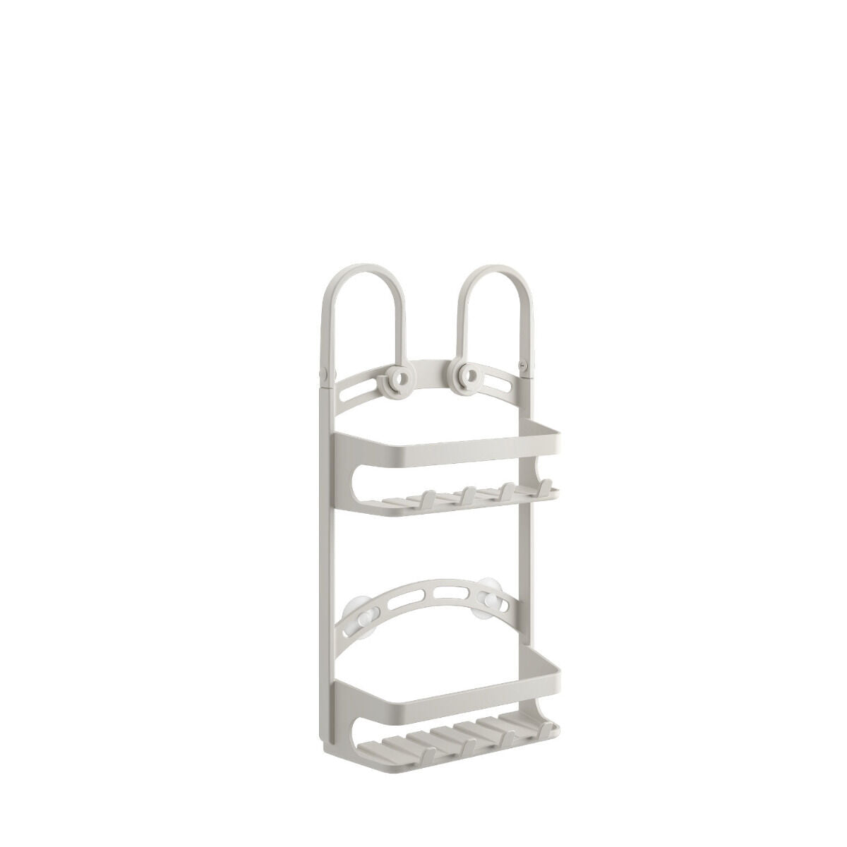 METALTEX 400802000 Shower-Flex Duschenboy mit 2 Etagen, 26 x 15 x 71 cm / Duschregal