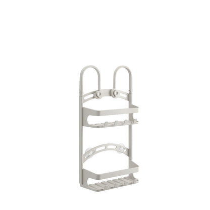 METALTEX 400802000 Shower-Flex Duschenboy mit 2 Etagen, 26 x 15 x 71 cm / Duschregal