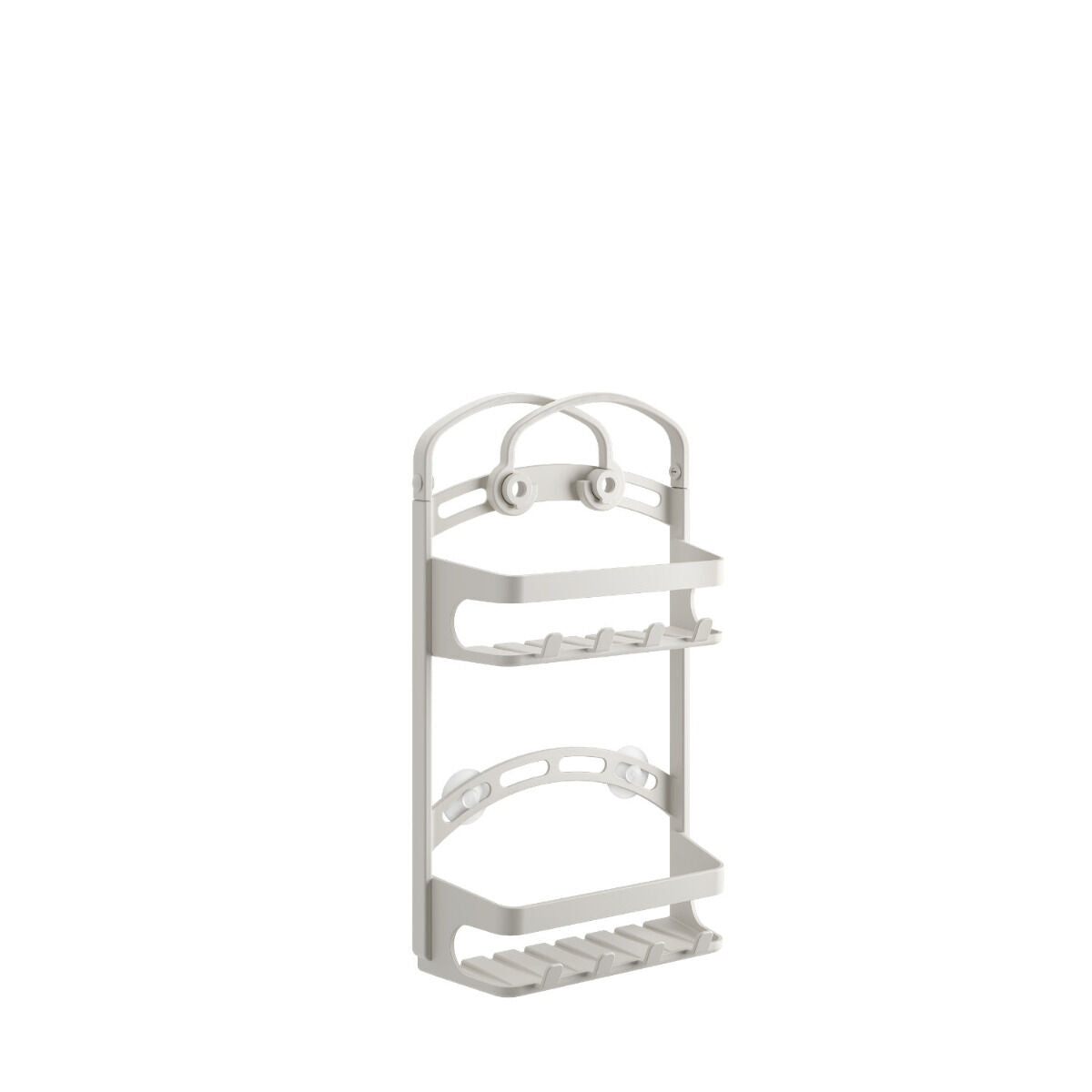 METALTEX 400802000 Shower-Flex Duschenboy mit 2 Etagen, 26 x 15 x 71 cm / Duschregal