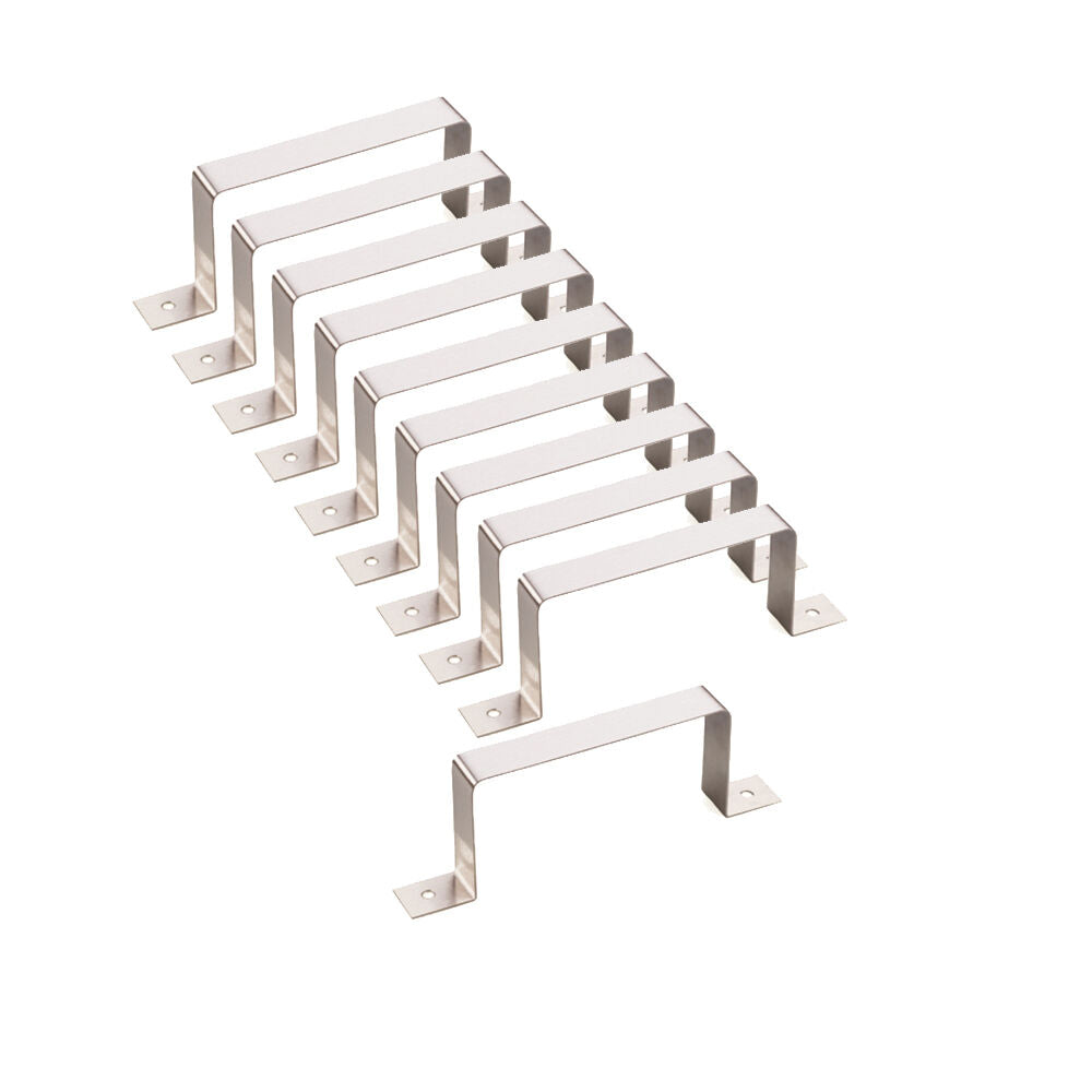 10er SET N-RSS Flachkanalhalterung / Compair norm System Ø 100