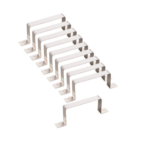 10er SET N-RSS Flachkanalhalterung / Compair norm System Ø 100
