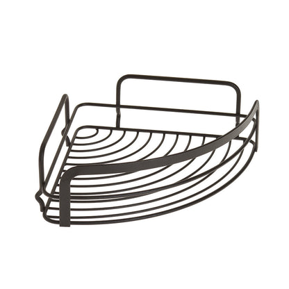 METALTEX 401106000 Origin Lava Eckregal mit 1 Etage, TouchTherm, matt schwarz