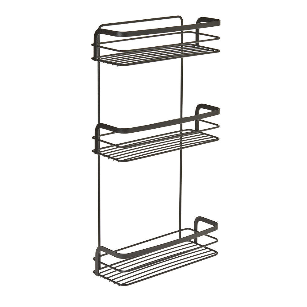 METALTEX 401124000 Origin Lava Regal mit 3 Etagen, TouchTherm, matt schwarz