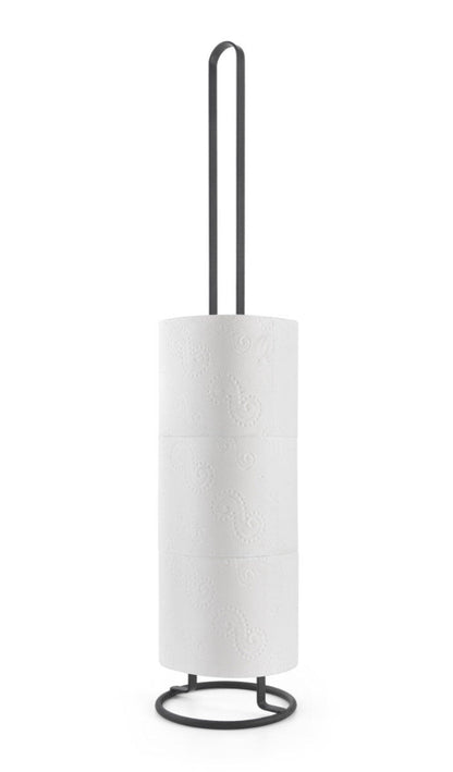 METALTEX 401130000 Origin Lava Toilettenpapierhalter, TouchTherm, matt schwarz