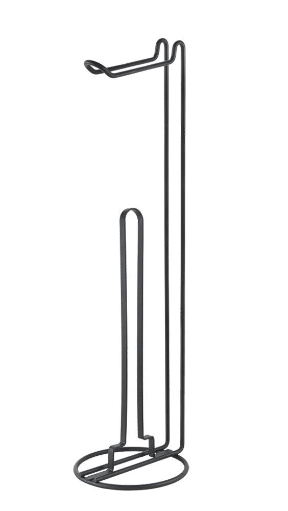 METALTEX 401132000 Origin Lava Toilettenpapierhalter mit Abroller, TouchTherm, matt schwarz