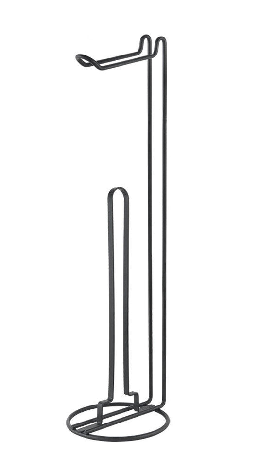METALTEX 401132000 Origin Lava Toilettenpapierhalter mit Abroller, TouchTherm, matt schwarz