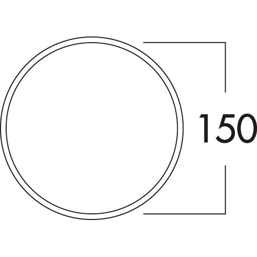 Mauerkasten E-Klima-E 150 mit Edelstahlrohr und Edelstahl - Außenjalousie / Compair flow System 150 – Bild 2