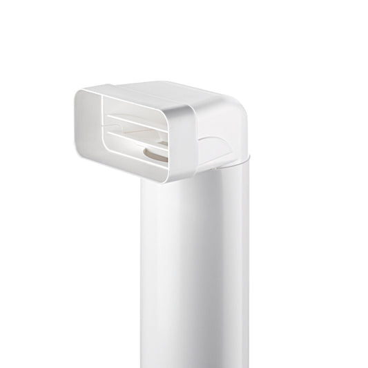 MF-UR Umlenkstück 90° mit Rundrohr / Compair flow (System Ø 125) – Bild 8