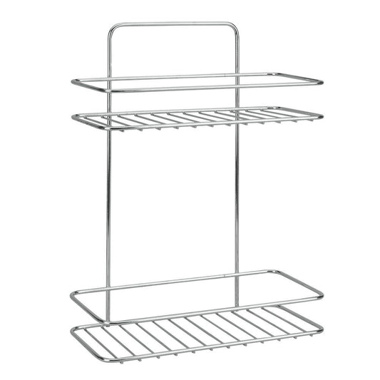 METALTEX 403312000 Reflex LUXY 2-etagiges Regal 26 x 13 x 35 cm Chrometherm