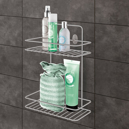 METALTEX 403312000 Reflex LUXY 2-etagiges Regal 26 x 13 x 35 cm Chrometherm