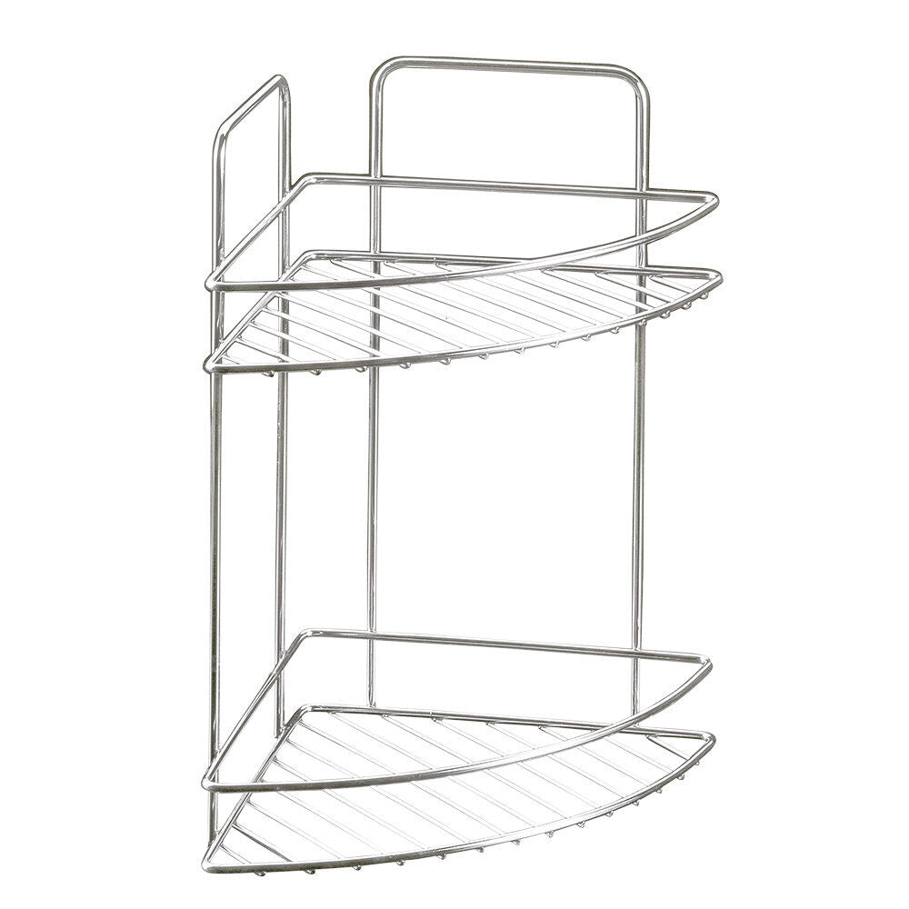 METALTEX 403313000 Reflex LUXY 2-etagiges Eckregal 23 x 23 x 35 cm Chrometherm