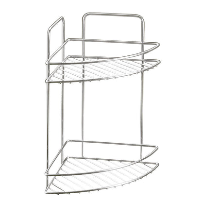 METALTEX 403313000 Reflex LUXY 2-etagiges Eckregal 23 x 23 x 35 cm Chrometherm