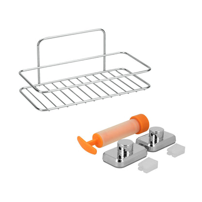 METALTEX 403329000 Reflex LUXY Ablage mit VacuumFix, rechteckig 26 x 13 x 11 cm Chrometherm