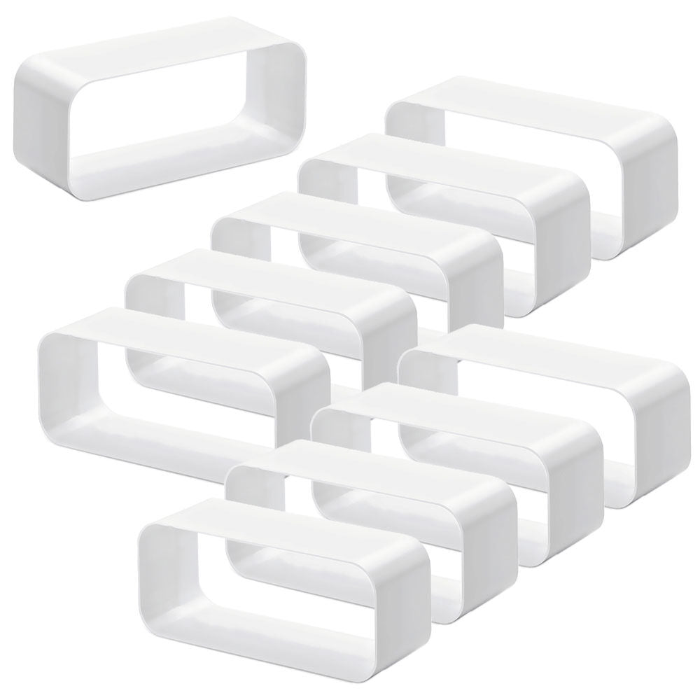 10er SET F-VBS 150 Rohrbogenverbinder / Verbindungsstück / Verbindungsmuffe / Compair flow (System Ø 150)
