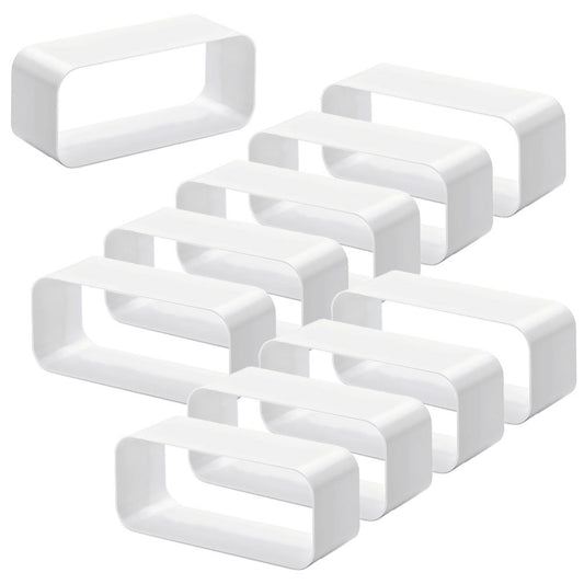 10er SET F-VBS 150 Rohrbogenverbinder / Verbindungsstück / Verbindungsmuffe / Compair flow (System Ø 150)