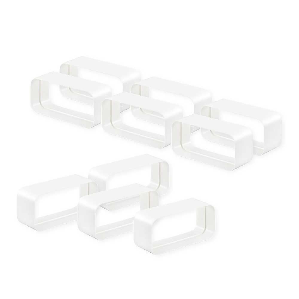10er SET F-RVB Rohrverbinder / Verbindungsstück / Verbindungsmuffe / Compair flow (System Ø 150)