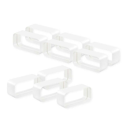 10er SET F-RVB Rohrverbinder / Verbindungsstück / Verbindungsmuffe / Compair flow (System Ø 150)