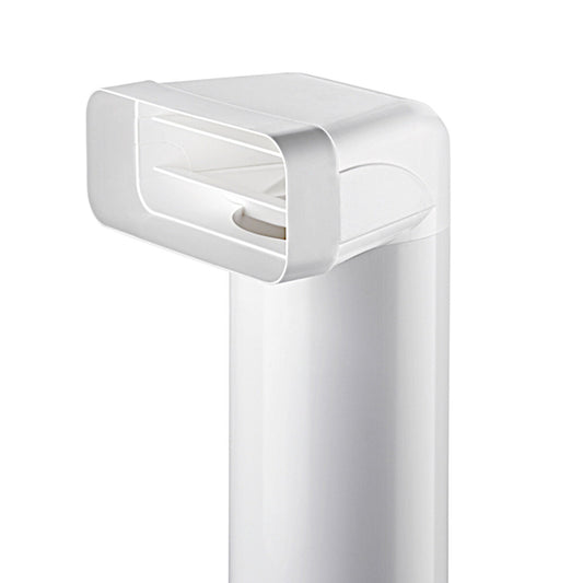 F-UR Umlenkstück 90° mit Rundrohr / Compair flow (System Ø 150) – Bild 5