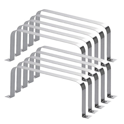 10er SET F-RSS Flachkanalhalterung / Halterung / Compair flow (System Ø 150)