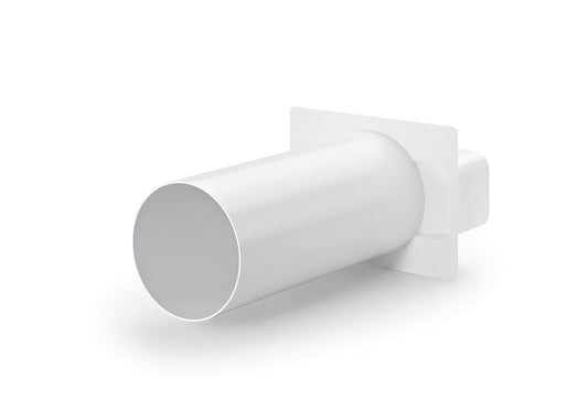 Maueranschlussstutzen 2 flow 150 / Anschluss Rechteckrohr / Compair flow (System Ø 150)