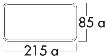 Rückstauklappe eckig zum Einsetzen in Lüftungsrohr F-VRO / Einbauklappe / Luftklappe / Compair flow (System Ø 150) – Bild 2