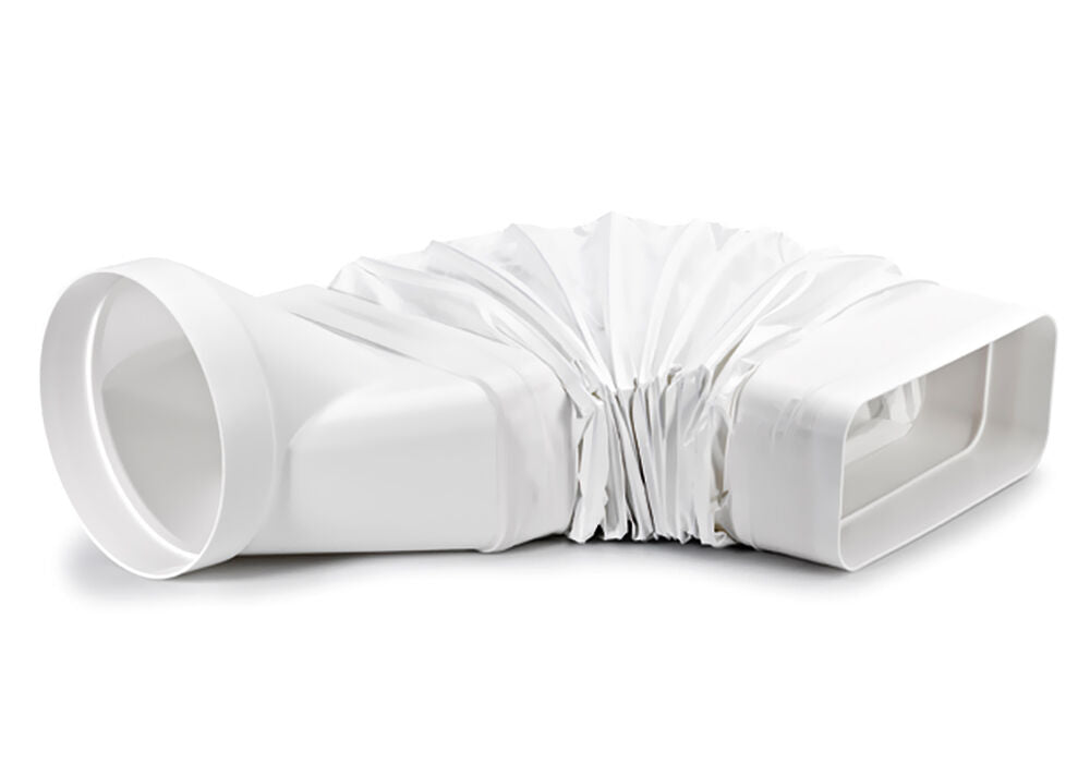 F-RBFLEX 2 Adapter für Umlenkungen mit Muffe / flexibel / eckig auf rund / Compair flow (System Ø 150)