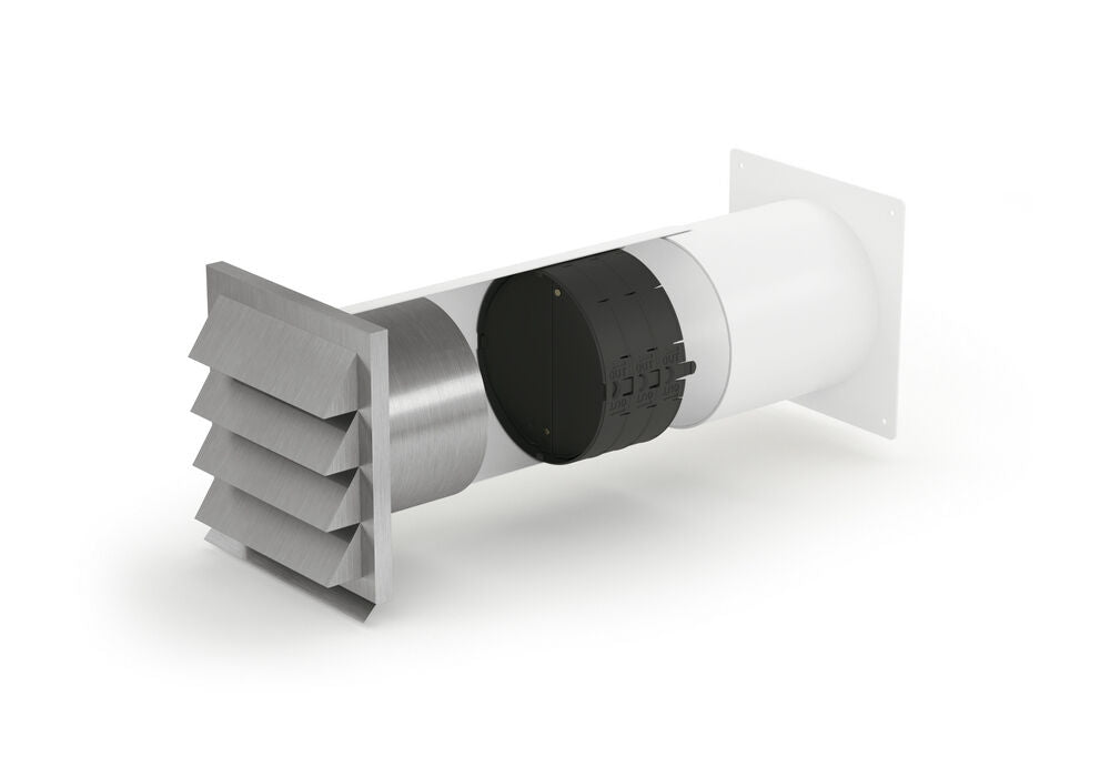 E-Jal 150 Mauerkasten inkl. THERMOBOX Wärmerückhaltesystem / Rundrohranschluss / Compair flow 150 (System Ø 150)