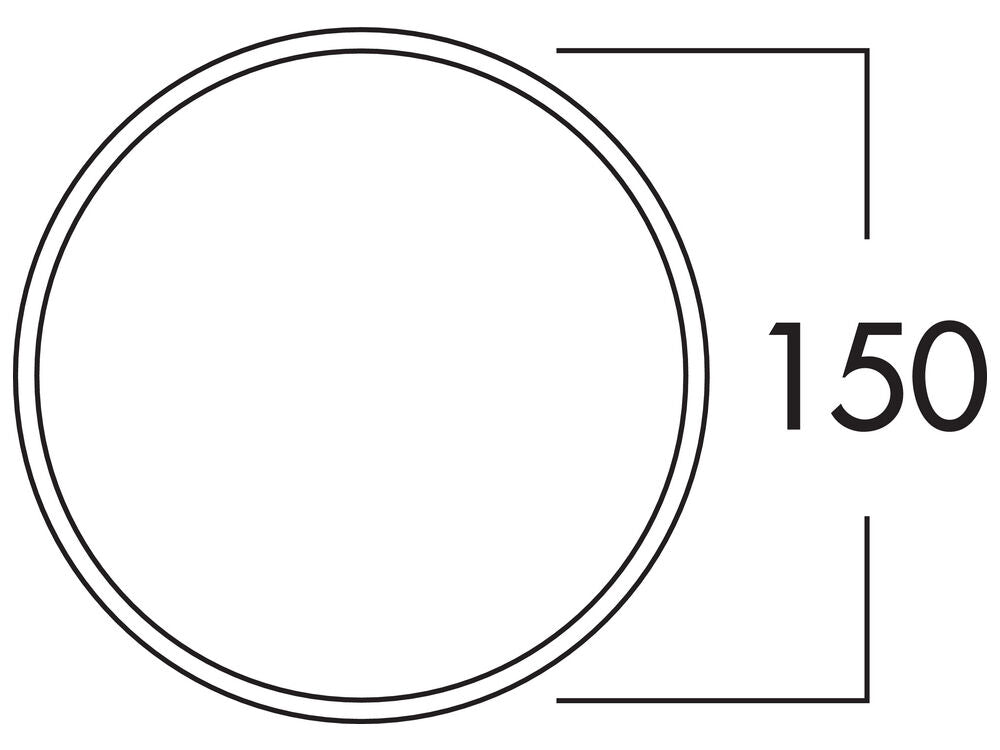 Naber P-TURBO 150 Außenjalousie aus Edelstahl / Compair flow (System Ø 150) – Bild 3