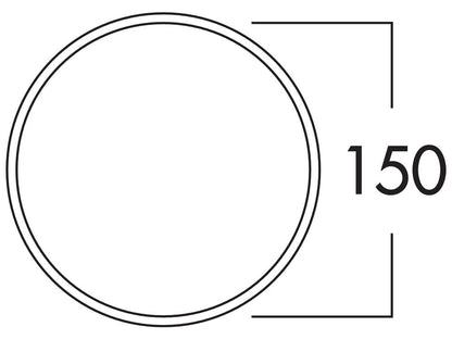 Naber P-TURBO 150 Außenjalousie aus Edelstahl / Compair flow (System Ø 150) – Bild 3