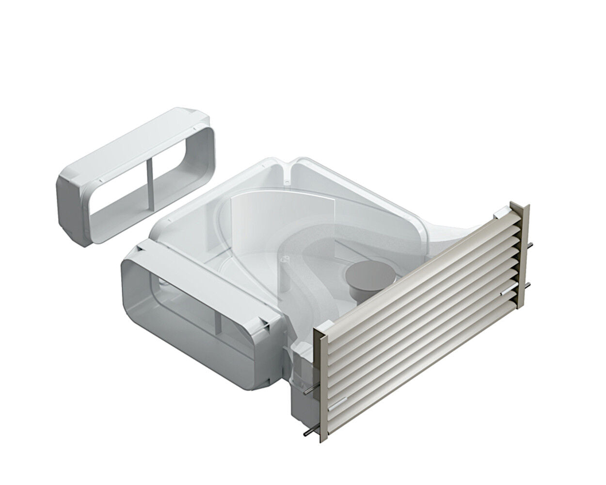 GREENflow Filterbox-Set-1 Umluftfiltersystem für Downdrafthaube/Muldenlüfter / COMPAIR® GREENflow – Bild 4