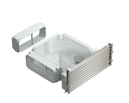 GREENflow Filterbox-Set-1 Umluftfiltersystem für Downdrafthaube/Muldenlüfter / COMPAIR® GREENflow – Bild 4