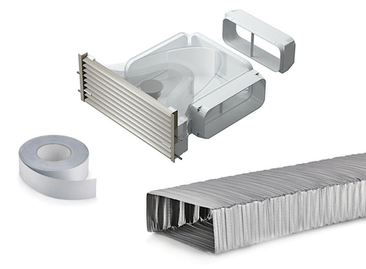 GREENflow Filterbox-Set-1 Umluftfiltersystem für Downdrafthaube/Muldenlüfter / COMPAIR® GREENflow