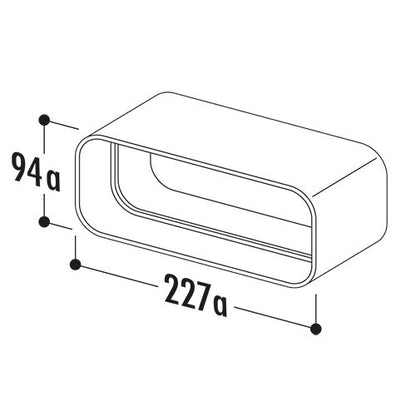 10er SET F-RVB Rohrverbinder / Verbindungsstück / Verbindungsmuffe / Compair flow (System Ø 150) – Bild 3