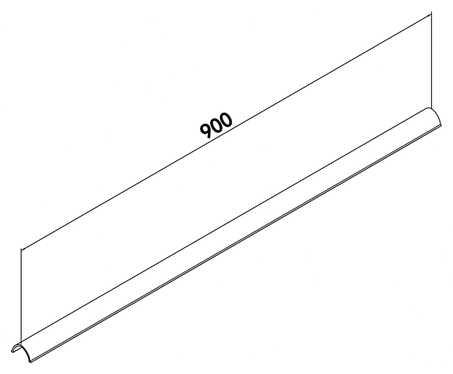 P-KBK Kabelkanal Länge 900 mm / COMPAIR PRIME flow® – Bild 2